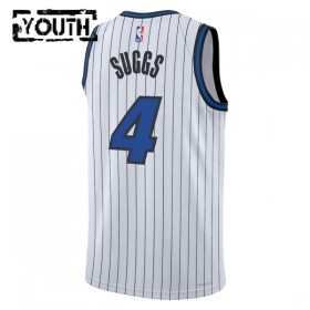 NBA Børn Trøje Orlando Magic Jalen Suggs 2025-26 Nike Association Edition Hvid Swingman